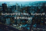 burberry中文官方网站，burberry中文官方网站app