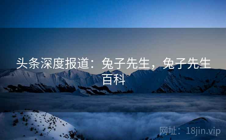 头条深度报道：兔子先生，兔子先生百科