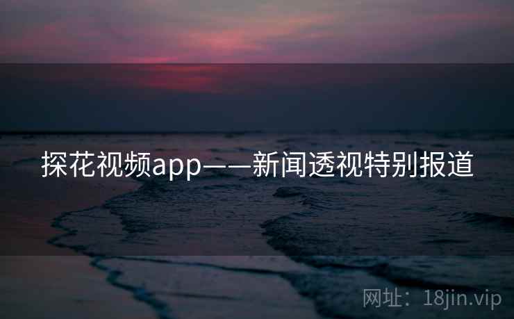 探花视频app——新闻透视特别报道