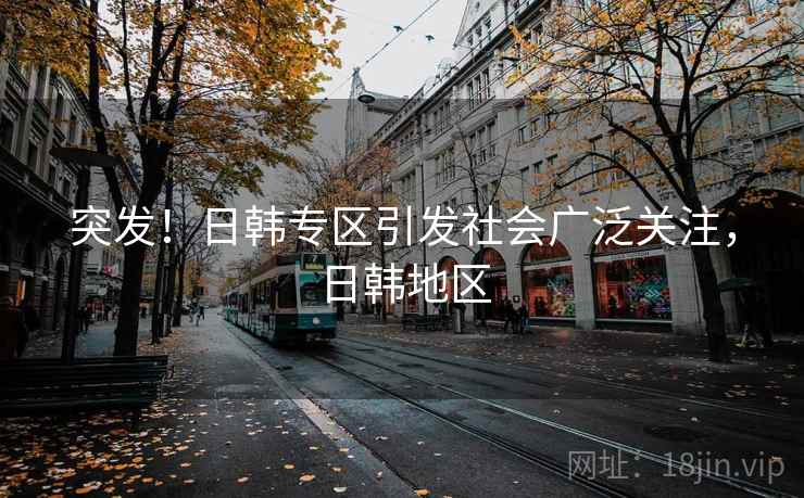 突发！日韩专区引发社会广泛关注，日韩地区