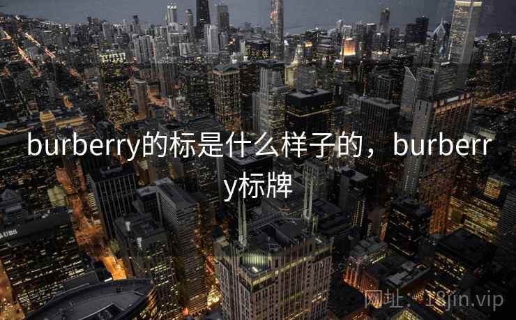 burberry的标是什么样子的，burberry标牌