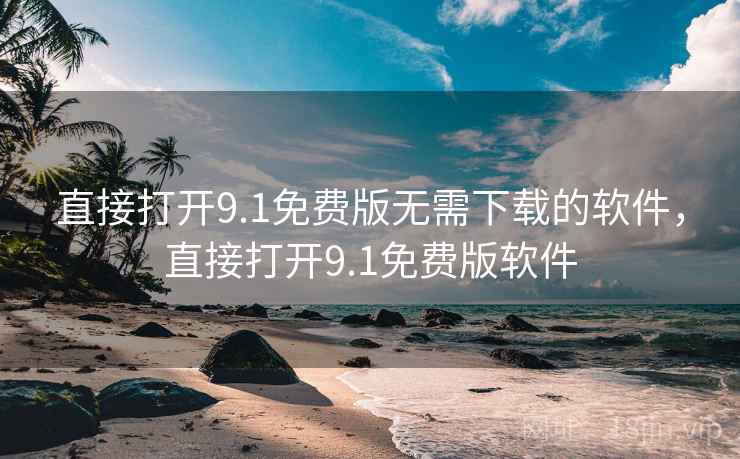 直接打开9.1免费版无需下载的软件，直接打开9.1免费版软件