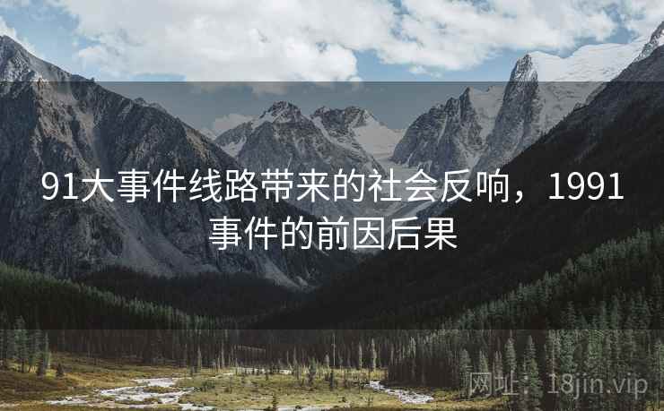 91大事件线路带来的社会反响，1991事件的前因后果