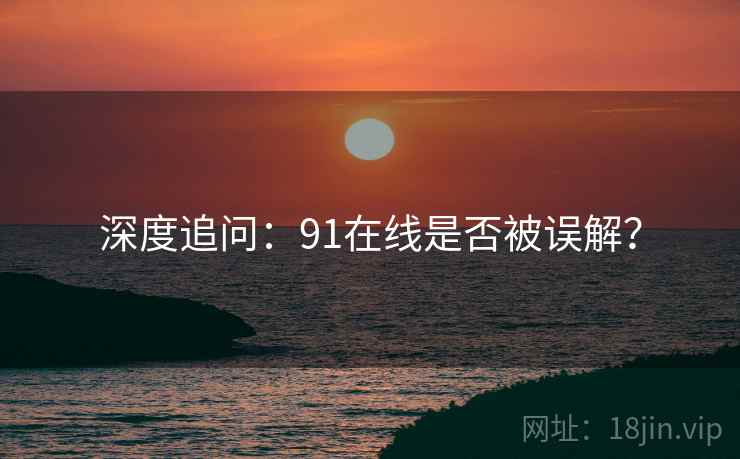 深度追问：91在线是否被误解？