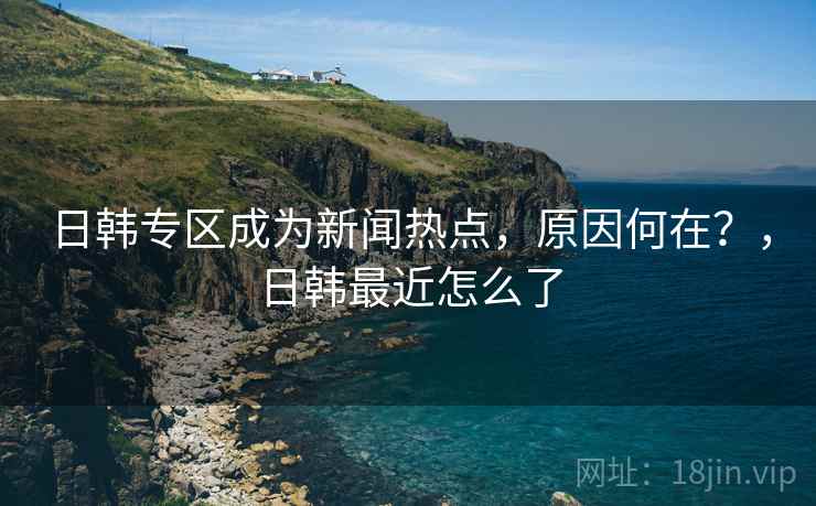 日韩专区成为新闻热点，原因何在？，日韩最近怎么了