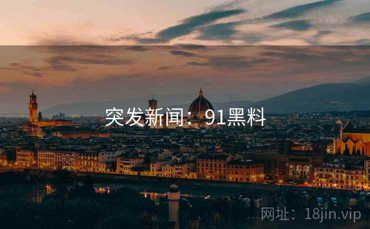 突发新闻：91黑料